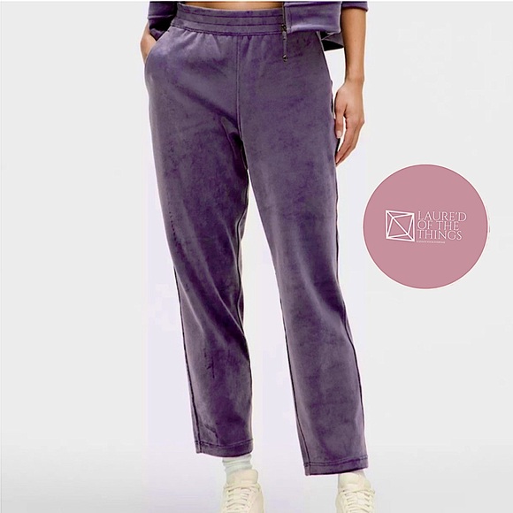 lululemon athletica Pants - NWT Size L Lululemon Scuba Straight Leg- 7/8” Pant Velvet/ Nightfall